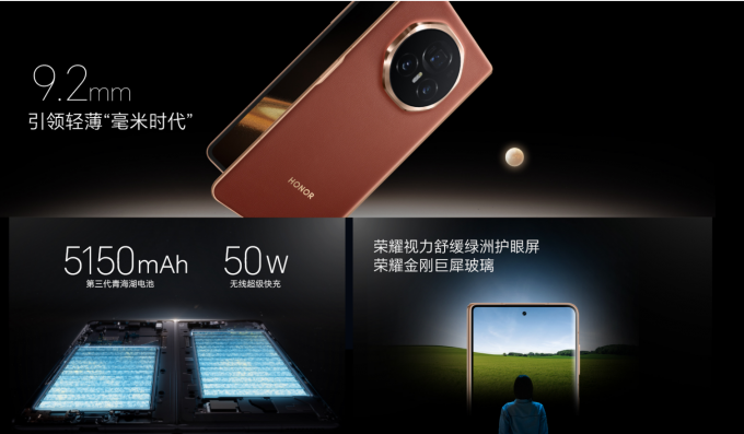 Honor Magic V3 5G Smart Fold Phone 6.8" 8 Gen 3 12GB+256/512/1TB Support NFC 1