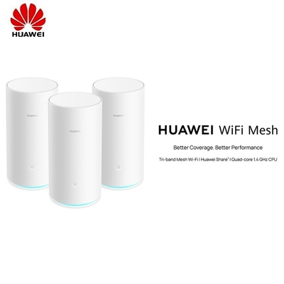 شراء Huawei WiFi Mesh Routers 3 Pack WS5800 اضغط على أجهزة Android التي تدعم تقنية NFC ، إشارة 5 جيجا هرتز online manufacture