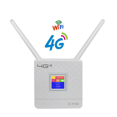 شراء 4G LTE CPE Wifi Router CAT4150Mbps شريحة لاسلكية مع هوائي خارجي WAN / LAN RJ45 online manufacture