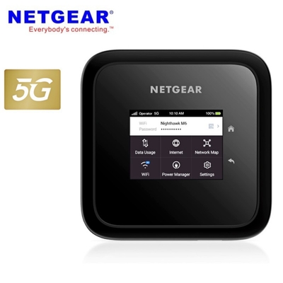 شراء Nighthawk M6 5G WiFi 6 Mobile Hotspot Router مفتوح حتى 2.5 جيجابت في الثانية online manufacture