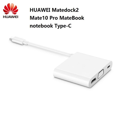 شراء قاعدة HUAWEI MateDock 2 الأصلية لأجهزة الكمبيوتر المحمول Mate10 Pro MateBook D X X Pro E Type-C online manufacture