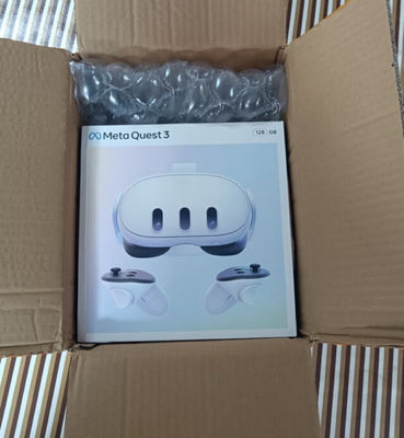 شراء كويست 3 سماعة الواقع الافتراضي الكل في واحد نظارات VR ثلاثية الأبعاد 8GB ذاكرة الوصول العشوائي مع 128G 512G دعم XR2 VR online manufacture