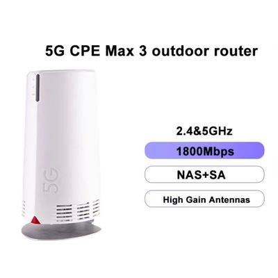 شراء 5G CPE Max 3 Outdoor Outdoor Mesh Wireless Unlocked LTE 5G CPE Hotspot Router Wifi 6 Routers online manufacture