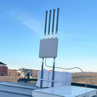 شراء الدرجة الصناعية 20 كيلومتر مسافة طويلة 2.4G 5.2G 5.8G ثلاثي النطاق 5400Mbps Wifi 6 جهاز توجيه لاسلكي Ap Wifi نقطة الوصول الخارجية online manufacture