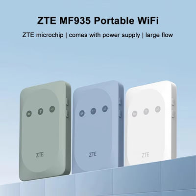 شراء راوتر واي فاي ZTE MF935 الجيب غير مقفل بسرعة 150 ميجابت في الثانية، راوتر 4G LTE، مودم محمول، نقطة اتصال خارجية مع فتحة بطاقة SIM، بطارية 2000 مللي أمبير في الساعة online manufacture
