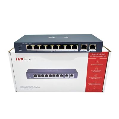 شراء الصورة الأصلية Hik DS-3E0310HP-E 8 منفذ Fast Ethernet غير مدير POE Switch online manufacture