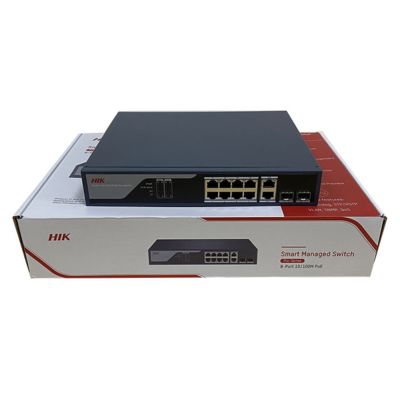 شراء تغيير شبكة إثنتر من ماركة Hik DS-3E1310P-SI 8 منفذ Fast Ethernet Smart POE Switch online manufacture