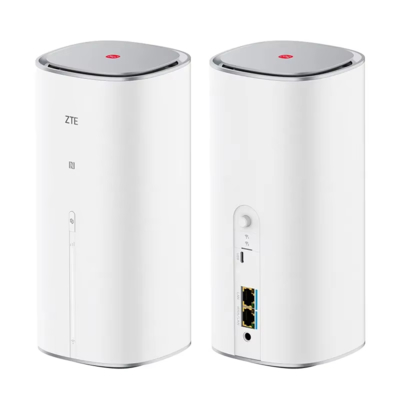 راوتر ZTE AI CPE G5 Pro MC8512 WiFi 7 BE7200، منفذي إيثرنت 2.5G، تقنية NFC، مودم 5G لاسلكي WiFi، شريحة SIM، سرعة 4.29 جيجابت في الثانية، 256 مستخدم