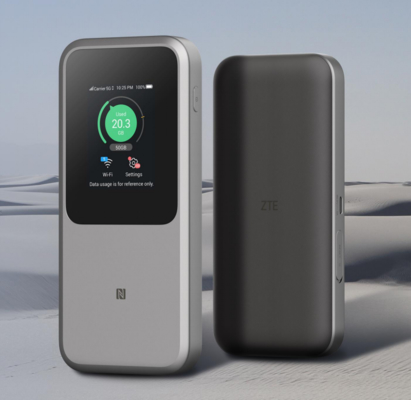 راوتر واي فاي ZTE U50 Pro 5G المحمول مع Qualcomm SDX62، واي فاي 6 2.4G/5G AX3600 نقطة اتصال لاسلكية 4G مع بنك طاقة ببطارية 10000mAh